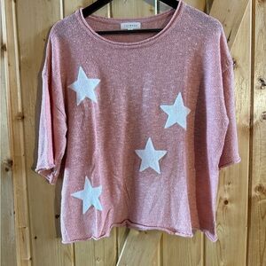 Promesa Pink Knit Top, medium